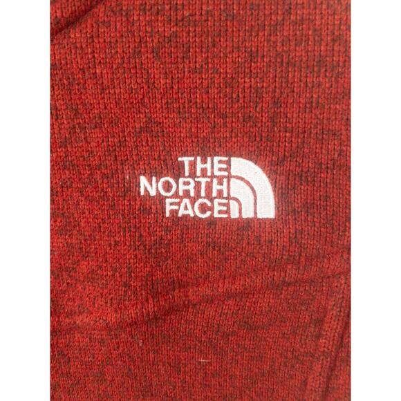 The North Face Maggy Sweater Fleece Jacket Pomegranate Heather Burgundy Small - Picture 5 of 6